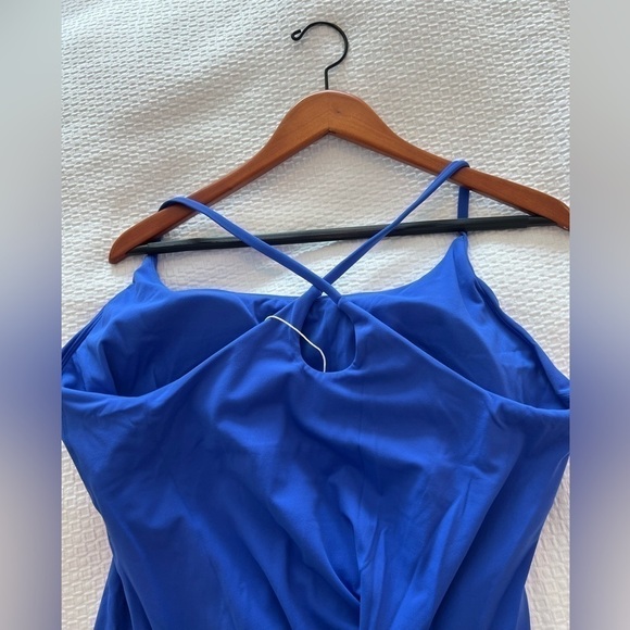 NWT Halara Cloudful Air Backless Cool Touch Activity Euphoria Air Dress Blue - Picture 7 of 16